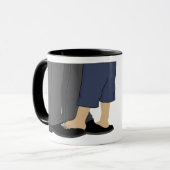 Bonne Fête des pères papa classique tasse de café  (Devant gauche)