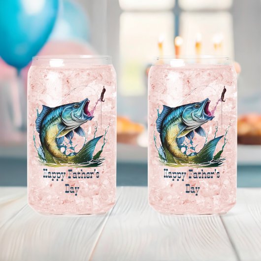 Bonne Fête des pères poisson frappant (Insitu (Baby Shower))