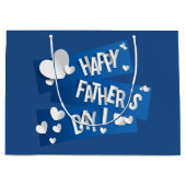 Bonne Fête des pères - Sac cadeau Grand (Devant)