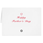 Bonne Fête des pères tournesol et abeilles sur le  (Dos Horizontal)