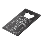 Bonne Fête des pères Vieux Homme (Dos Angle)