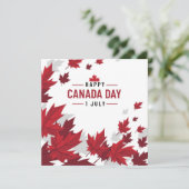 Bonne fête du Canada Cartes de voeux (Debout devant)