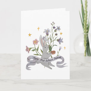 Bonne fête du milieu de l'automne   Carte Mooncake