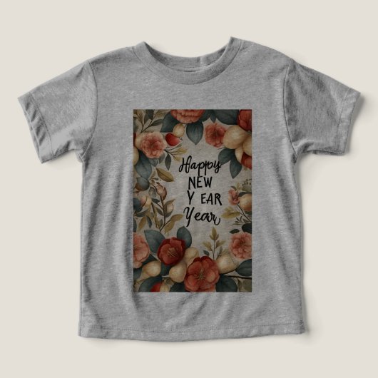 Bonne fête du Nouvel An Toddler Tee (Design Recto)