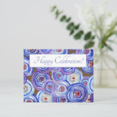 Bonne fête Elégante carte postale (Debout devant)