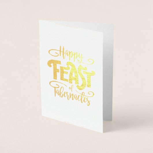 Bonne fête Gold Foil Carte de voeux (Devant)