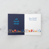 Bonne fête Hanoukka fête des lumières Belle (Intérieur)