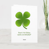 Bonne Fete / Happy Holiday - Kaart (Achterkant)