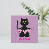 Bonne Fête Maman - Carte Drôle de Chat (Debout devant)