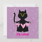 Bonne Fête Maman - Carte Drôle de Chat (Devant)
