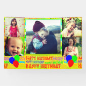 Bonne fête photo collage bannière (Horizontal)