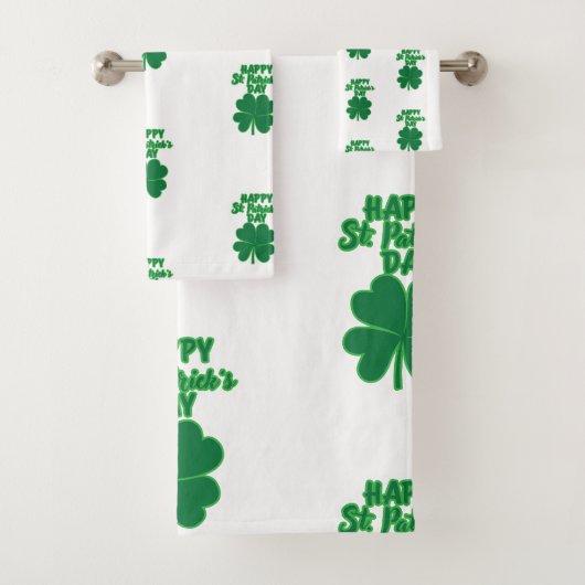 Bonne feuille de trèfle St. Patrick's Day (En situation)