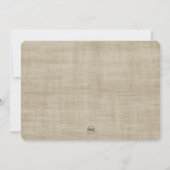 Bonne florale printanière | Carte de voeux photo L (Dos)