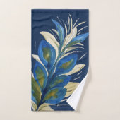 Bonne Fortune Peacock Feathers Aquarelle (Serviette à main)