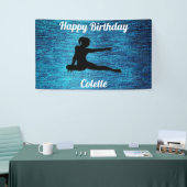 Bonne Gymnastique d'anniversaire Bannière personna (Salon professionnel)