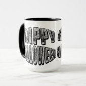 Bonne Halloween araignées et araignée Web Mug (Devant gauche)