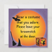 Bonne Halloween Bunco Invitation (Dos)
