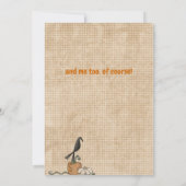 Bonne Halloween de la grande carte d'ours Citrouil (Dos)