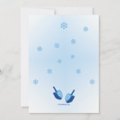 Bonne Hanoukka De Notre Nouvelle Carte Fête Maison (Dos)