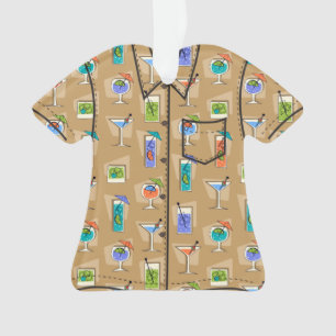 Bonne heure Hawaiian Tropical Drink Aloha Shirt