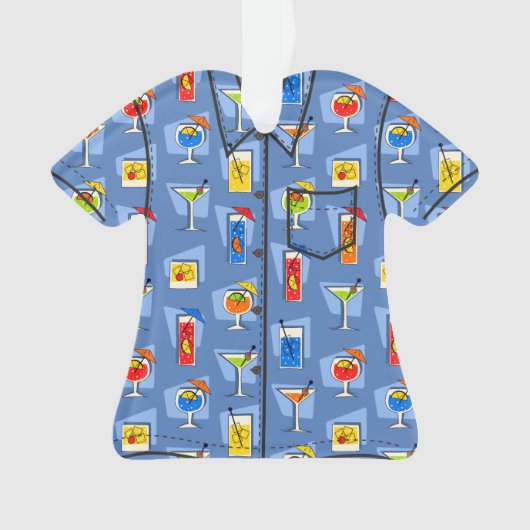Bonne heure Hawaiian Tropical Drink Aloha Shirt (devant)