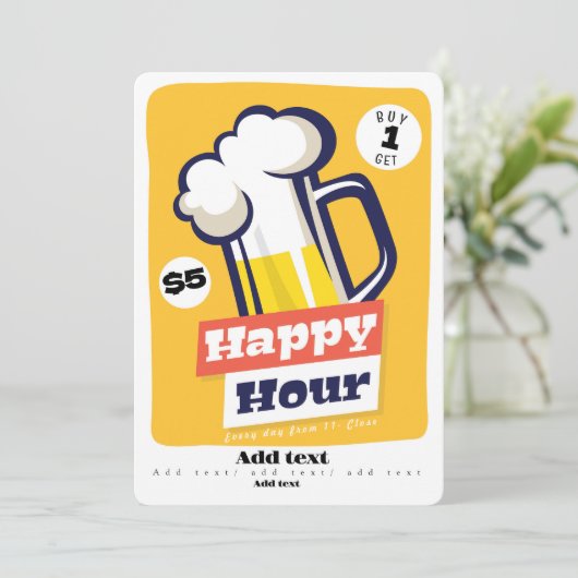 Bonne Heure Invitation (Debout devant)