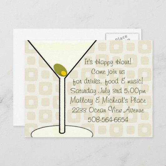 Bonne Heure Invitation (Devant / Derrière)