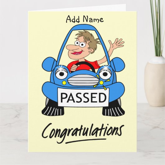 Bonne Homme vient de passer la carte d'examen de c (Devant)