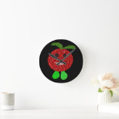 Bonne horloge murale de tomate (Maison)