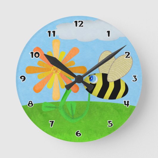 Bonne horloge ronde Bee (Recto)