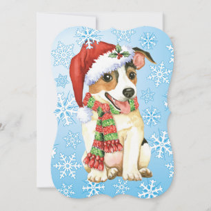 Bonne Howlidays Jack Russell Carte de vacances