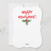 Bonne Howlidays Pointer Carte de vacances (Dos)