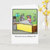 Bonne Humour Carte de voeux "Walk It Off" (Fleur jaune)