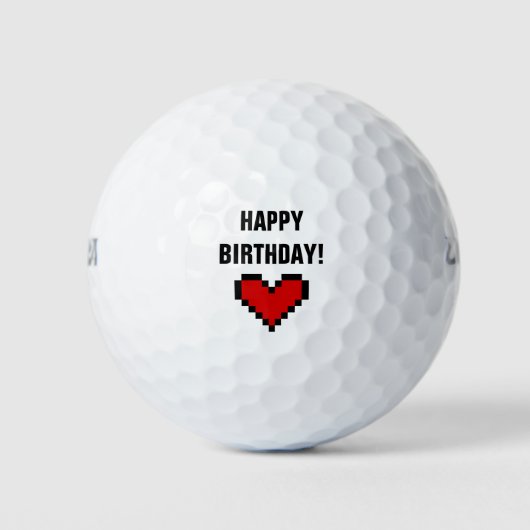 Bonne idée cadeau de balle de golf anniversaire po (Devant)