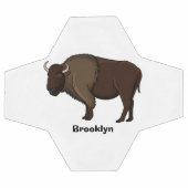 Bonne illustration de bison américain (Plat)