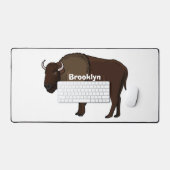 Bonne illustration de bison américain (Clavier et souris)