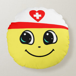 Bonne infirmière - Coussin rond