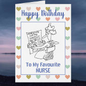 Bonne infirmière d'anniversaire