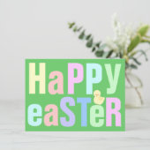 Bonne invitation à dîner de Pâques (Debout devant)