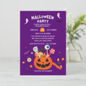 Bonne Invitation à la fête d'Halloween (Debout devant)