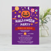 Bonne Invitation à la fête d'Halloween (Debout devant)
