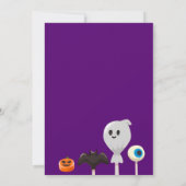 Bonne Invitation à la fête d'Halloween (Dos)