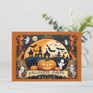 Bonne Invitation à la fête d'Halloween