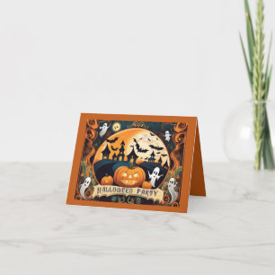 Bonne Invitation à la fête d'Halloween