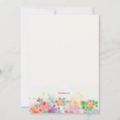 Bonne invitation à la frontière (Dos)