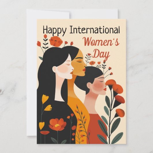 Bonne Invitation à la Journée internationale de la (Devant)