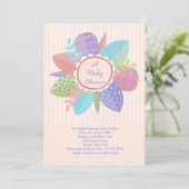Bonne invitation au Baby shower de printemps (Debout devant)