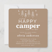Bonne Invitation Baby shower Camper (Devant)