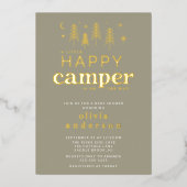 Bonne Invitation Baby shower Camper (Recto)