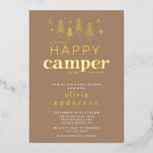 Bonne Invitation Baby shower Camper (Recto)